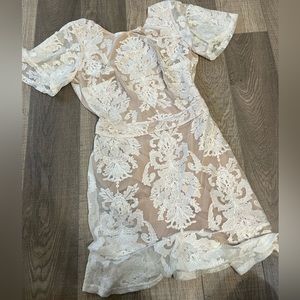For love and lemon lace dress
